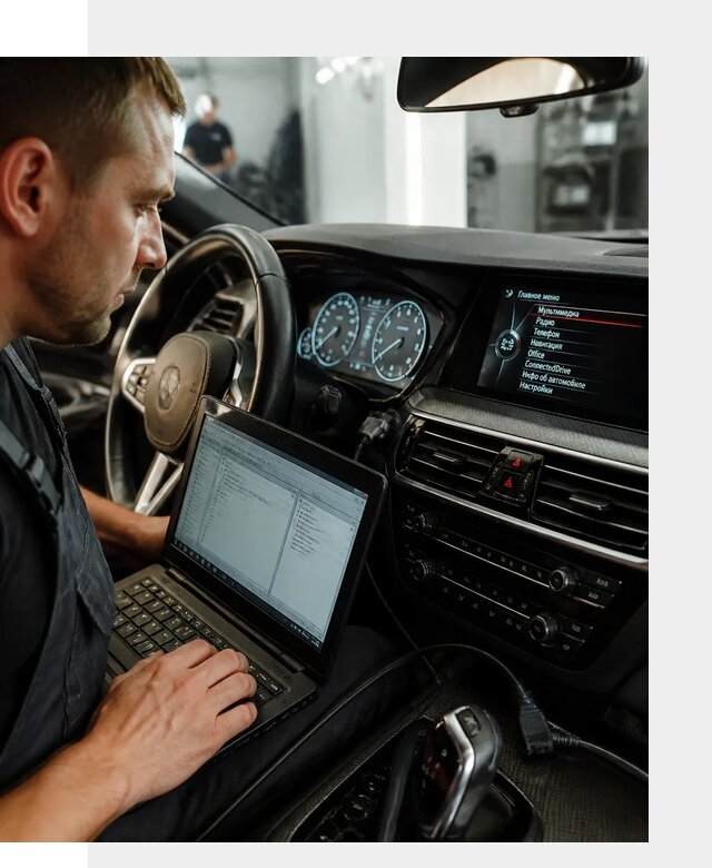 Русификация приборной панели BMW для авто в Шелехове от компании